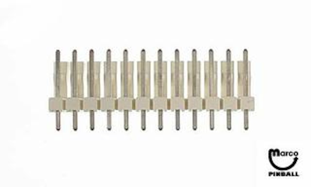 .156 inch 12 position male header MLSS156-12-C 26-48-1121