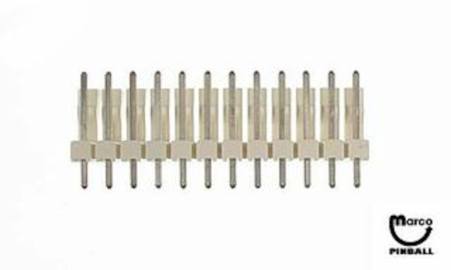 .156 inch 12 position male header MLSS156-12-C 26-48-1121