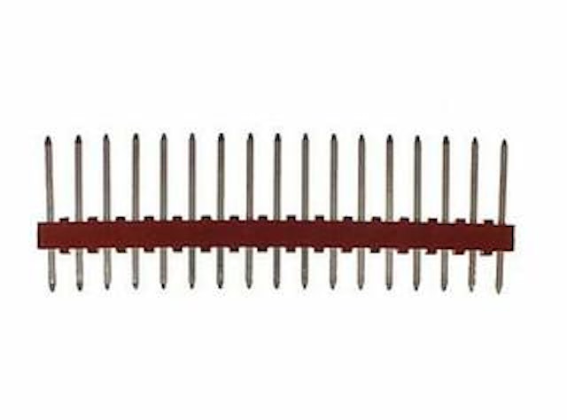 Connector 0.100" 17 pos male header 5791-12461-17 22-03-2171