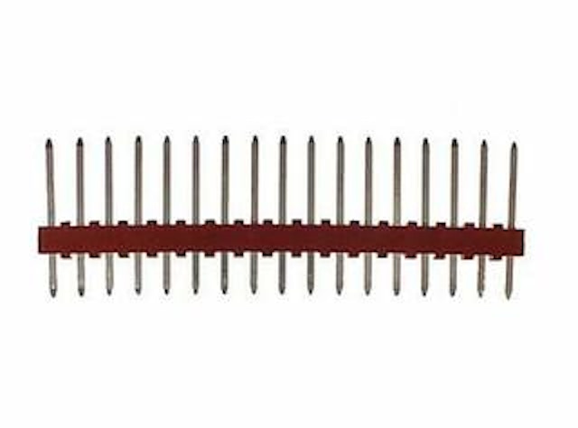 Connector 0.100" 17 pos male header 5791-12461-17 22-03-2171