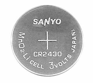 Battery - Lithium coin cell 3.2 volt LM2430 XO-925 000-0644-01