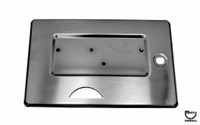Coin door skin Gottlieb EM 3 chute