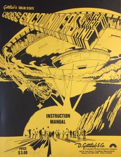 CLOSE ENCOUNTERS (Gottlieb) Manual SS