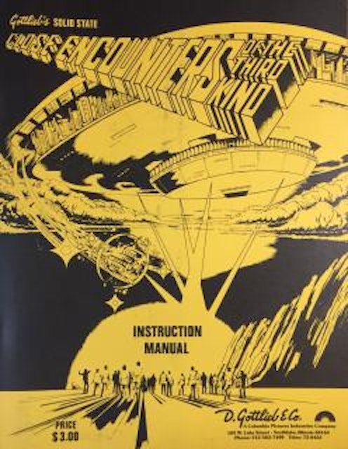 CLOSE ENCOUNTERS (Gottlieb) Manual SS