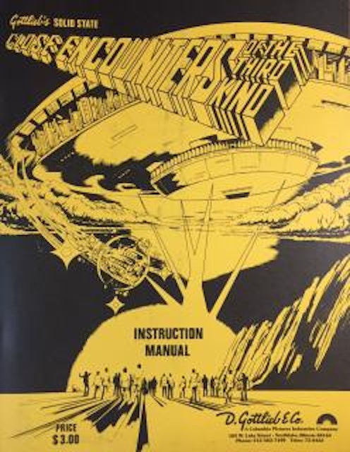 CLOSE ENCOUNTERS (Gottlieb) Manual SS