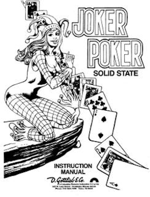 JOKER POKER (Gottlieb) Manual Solid State