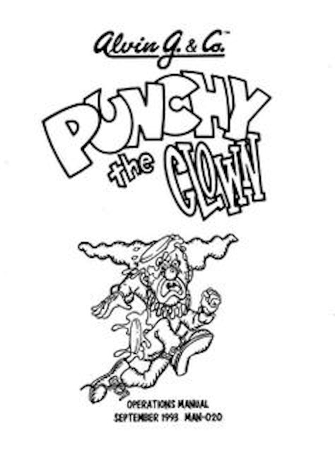 PUNCHY THE CLOWN (Alvin G) Manual & Schematic