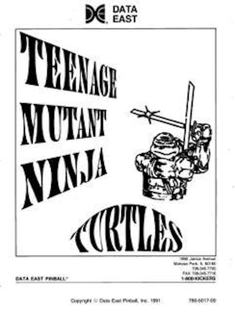 TEENAGE TURTLES (Data East) Manual