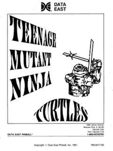 TEENAGE TURTLES (Data East) Manual