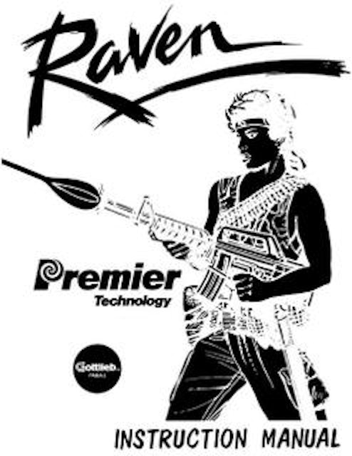 RAVEN (Gottlieb) Manual & Schematic