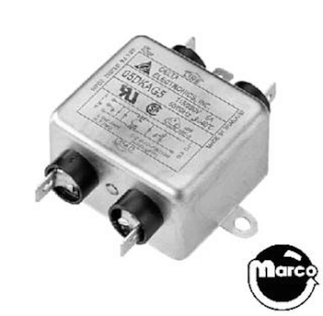 AC Line filter flange mount 05DKAG5