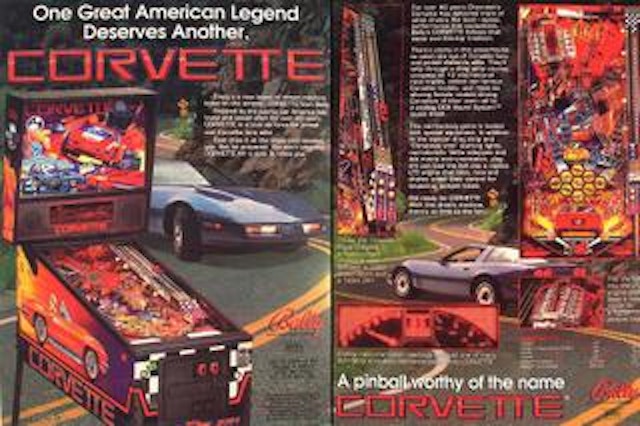 CORVETTE (Bally) Flyer