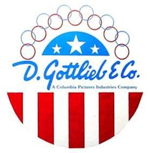 Coin door decal Gottlieb StarStripe