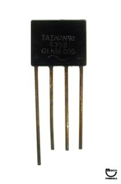 Bridge rectifier 4A 200V