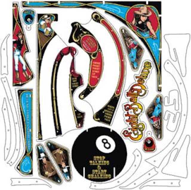 EIGHT BALL DELUXE (Bally) Plastic set