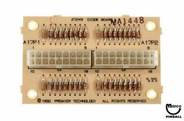 Diode board A17 Gottlieb