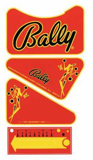 KISS (Bally) Apron decals