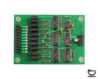 Auxiliary lamp driver board Gottlieb