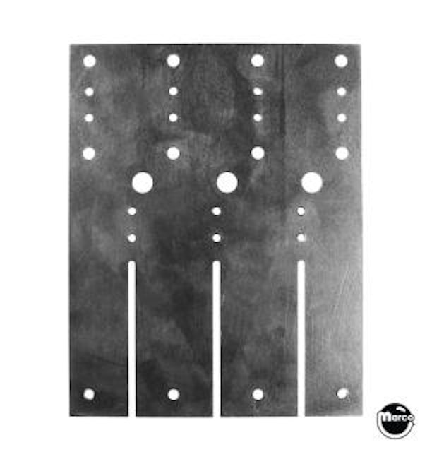 Side plate - 3 bank drop target