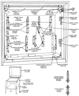 Backbox circuit board bracket - Bally