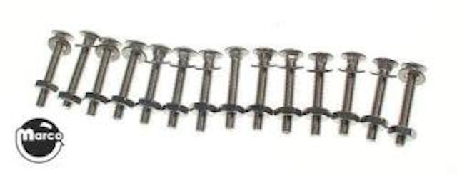 Carriage bolt set Bally coin door