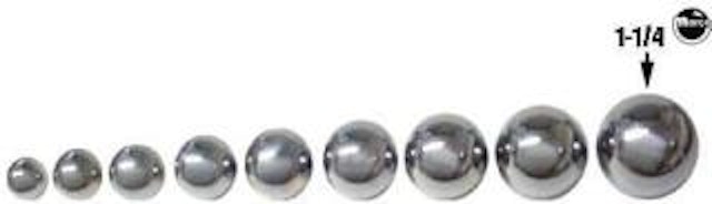 Ball 1-1/4 inch diameter Gottlieb STRIKES