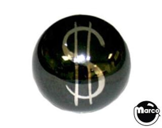 Ball 1-1/16 inch black Money ball - each
