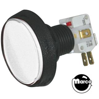 Pushbutton 2 inch round white 500-6121-08