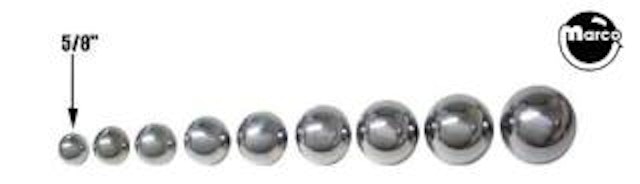 Ball - steel 5/8 inch dia. (Baseball games)