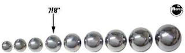 Ball - steel 7/8 inch dia.