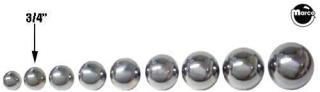 Ball - steel 3/4 inch dia. (Baseball games)