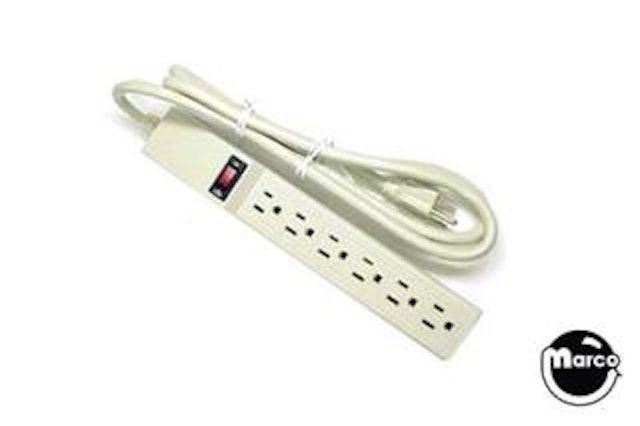 Power Strip 6-Outlet 3 foot cord