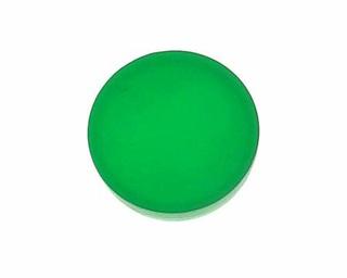Playfield insert 1 inch round green opaque