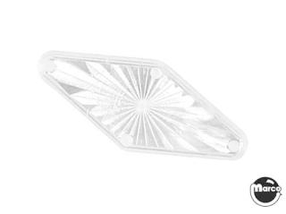 Playfield insert 1-3/4" diamond clear