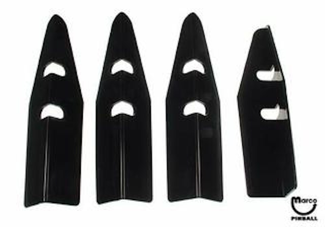 Cabinet protectors 4 piece set BLACK 545-6118-00
