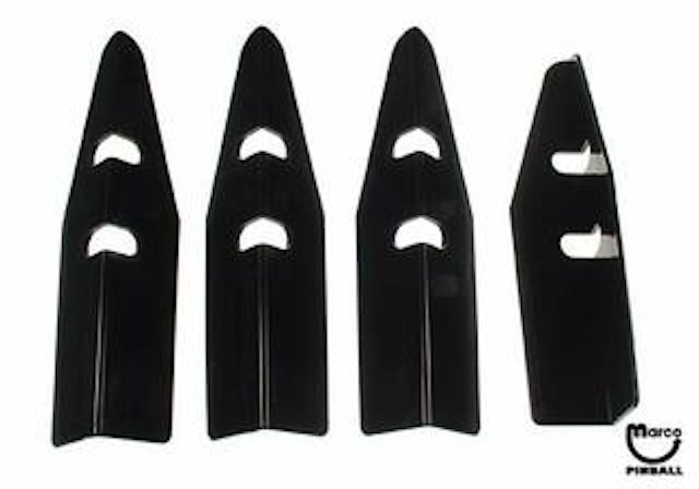 Cabinet protectors 4 piece set BLACK 545-6118-00