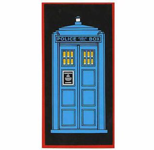 DR WHO (Bally) Promo decal police box