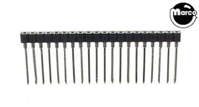 SIP socket .100 inch 20 pin .575 leads