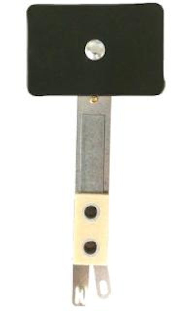 Target switch rectangle 1 x 1-1/2 inch black no diode