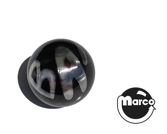 Ball 1-1/16 inch black BAM! ball - each