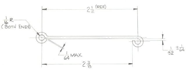 Gate switch wire arm Bally early