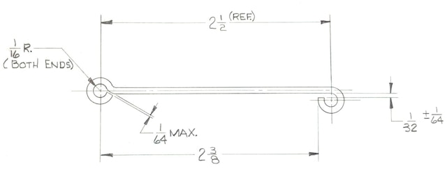 Gate switch wire arm Bally early