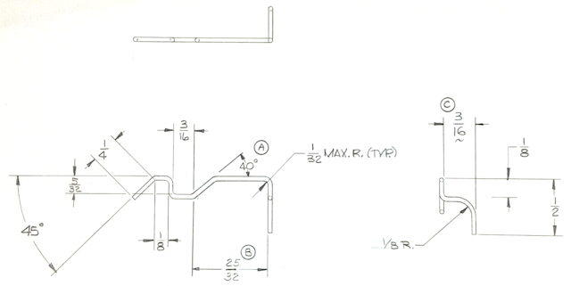 Gate switch wire arm Bally early