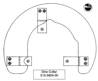 JURASSIC PARK (DE) Dino collar bracket