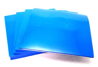 Damper sheet blue 9 x 12 x 1/8 inch adhesive
