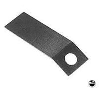 Spring steel return flap
