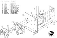 SLUGFEST (Williams) Ball guide rail