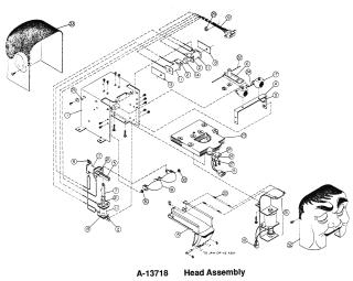 Coil bracket assembly - eyelid