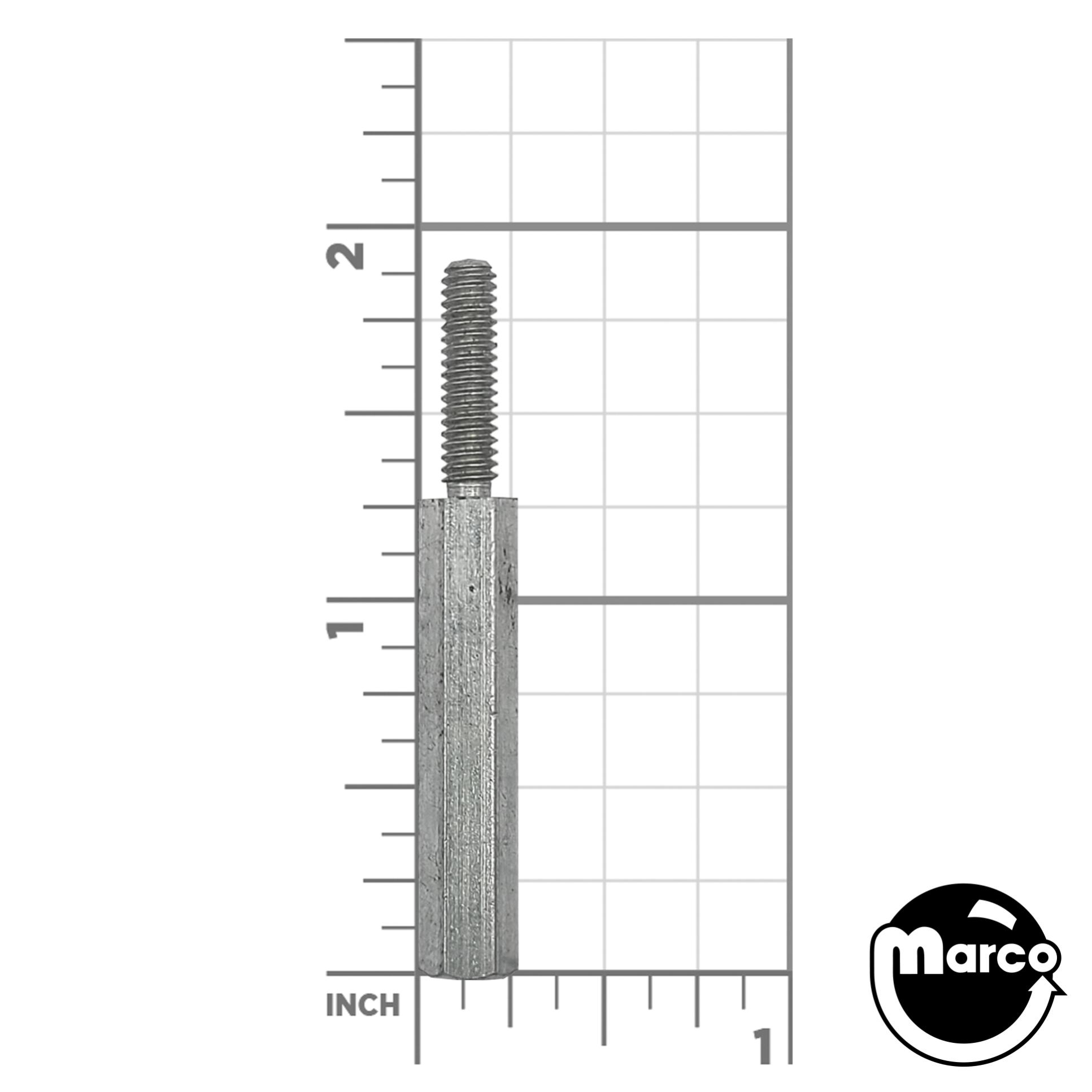 Hex spacer 1/4 inch post m-f 8-32 x 1-1/4 inch