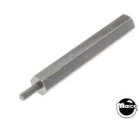 Hex spacer 3/8 inch m-f 8-32 black
